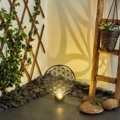 Hofstein Kupa Solar-Kugelleuchte LED Schwarz, Silber, 2-flammig -Günstiges Solarleuchten Geschäft kupa solar kugelleuchte h3435731 8