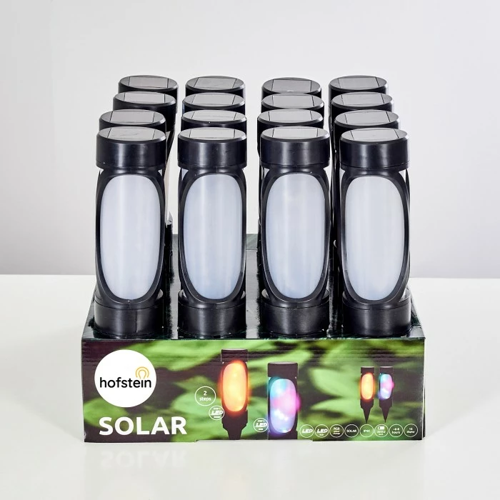 Hofstein Lakeland Solarleuchte 16er-Set LED Schwarz, 1-flammig 19 Hofstein Lakeland Solarleuchte 16er-Set LED Schwarz, 1-flammig – Bild 17