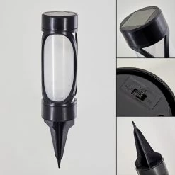 Hofstein Lakeland Solarleuchte LED Anthrazit, 1-flammig