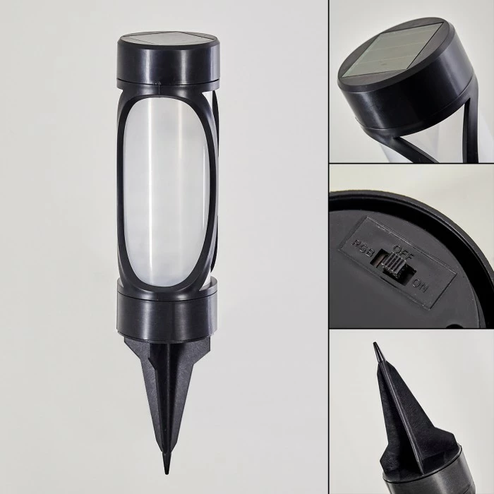 Hofstein Lakeland Solarleuchte LED Anthrazit, 1-flammig 3 Hofstein Lakeland Solarleuchte LED Anthrazit, 1-flammig