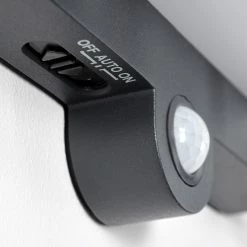 Hofstein Lansing Solar-Außenwandleuchte LED Anthrazit, 1-flammig, Bewegungsmelder -Günstiges Solarleuchten Geschäft lansing solar aussenwandleuchte h3333181 13