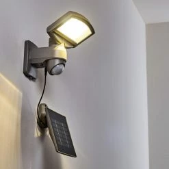 Hofstein Larvik Solar-Außenwandleuchte LED Grau, 1-flammig, Bewegungsmelder 25 Hofstein Larvik Solar-Außenwandleuchte LED Grau, 1-flammig, Bewegungsmelder -Günstiges Solarleuchten Geschäft larvik solar aussenwandleuchte h3303900 do1 2