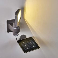 Hofstein Larvik Solar-Außenwandleuchte LED Grau, 1-flammig, Bewegungsmelder 29 Hofstein Larvik Solar-Außenwandleuchte LED Grau, 1-flammig, Bewegungsmelder -Günstiges Solarleuchten Geschäft larvik solar aussenwandleuchte h3303900 do1 6