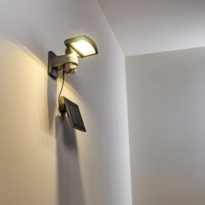 Hofstein Larvik Solar-Außenwandleuchte LED Grau, 1-flammig, Bewegungsmelder 12 Hofstein Larvik Solar-Außenwandleuchte LED Grau, 1-flammig, Bewegungsmelder – Bild 10