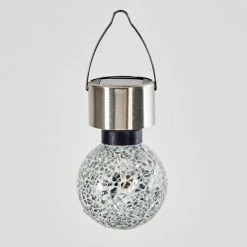 Hofstein Ledoux Solarleuchte Edelstahl, 1-flammig -Günstiges Solarleuchten Geschäft ledoux solarleuchte h3305072 do1 4