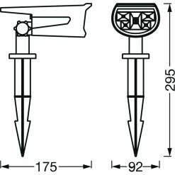LEDVANCE ENDURA Au&szlig;enwandleuchte Grau, 1-flammig -Günstiges Solarleuchten Geschäft ledvance endura aussenwandleuchte 4058075564169 5