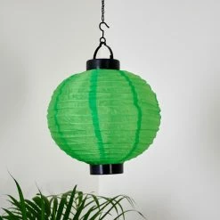 Hofstein Leogang Solar-Hängeleuchte LED Schwarz, Grün, 1-flammig -Günstiges Solarleuchten Geschäft leogang solar haengeleuchte h3371602 3