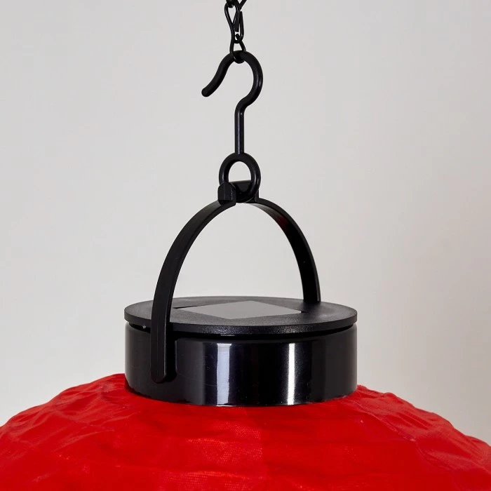 Hofstein Leogang Solar-Hängeleuchte LED Rot, Schwarz, 1-flammig 13 Hofstein Leogang Solar-Hängeleuchte LED Rot, Schwarz, 1-flammig – Bild 11