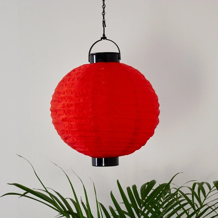 Hofstein Leogang Solar-Hängeleuchte LED Rot, Schwarz, 1-flammig 10 Hofstein Leogang Solar-Hängeleuchte LED Rot, Schwarz, 1-flammig – Bild 8