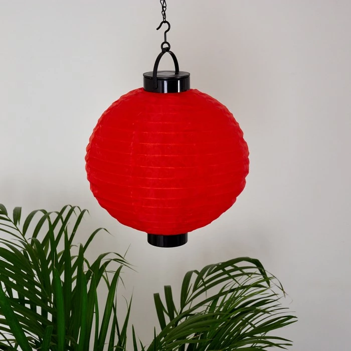 Hofstein Leogang Solar-Hängeleuchte LED Rot, Schwarz, 1-flammig 12 Hofstein Leogang Solar-Hängeleuchte LED Rot, Schwarz, 1-flammig – Bild 10