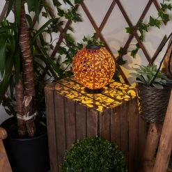 Hofstein Leonard Solar-Kugelleuchte LED Schwarz, 1-flammig -Günstiges Solarleuchten Geschäft leonard solar kugelleuchte h3425992 6