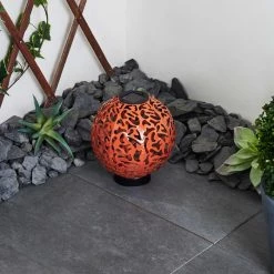 Hofstein Leonard Solar-Kugelleuchte LED Schwarz, 1-flammig -Günstiges Solarleuchten Geschäft leonard solar kugelleuchte h3425992 9