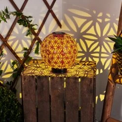 Hofstein Leonard Solarleuchte LED Rot, Schwarz, 1-flammig -Günstiges Solarleuchten Geschäft leonard solarleuchte h3418383 10