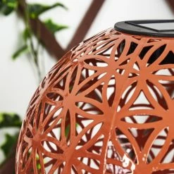 Hofstein Leonard Solarleuchte LED Rot, Schwarz, 1-flammig -Günstiges Solarleuchten Geschäft leonard solarleuchte h3418383 2