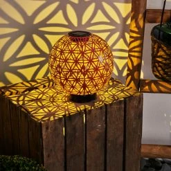 Hofstein Leonard Solarleuchte LED Rot, Schwarz, 1-flammig -Günstiges Solarleuchten Geschäft leonard solarleuchte h3418383 6