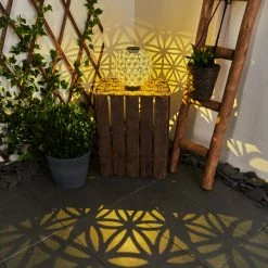 Hofstein Leonard Solarleuchte LED Schwarz, Weiß, 1-flammig -Günstiges Solarleuchten Geschäft leonard solarleuchte h3419229 10