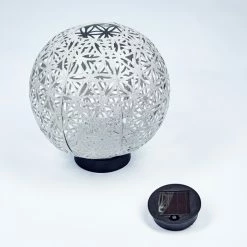 Hofstein Leonard Solarleuchte LED Schwarz, Weiß, 1-flammig -Günstiges Solarleuchten Geschäft leonard solarleuchte h3419229 4