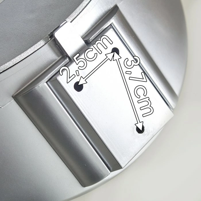 Hofstein Lesum Solar-Außenwandleuchte LED Silber, 1-flammig, Bewegungsmelder 16 Hofstein Lesum Solar-Außenwandleuchte LED Silber, 1-flammig, Bewegungsmelder – Bild 14