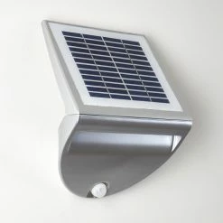 Hofstein Lesum Solar-Außenwandleuchte LED Silber, 1-flammig, Bewegungsmelder 18 Hofstein Lesum Solar-Außenwandleuchte LED Silber, 1-flammig, Bewegungsmelder -Günstiges Solarleuchten Geschäft lesum solar aussenwandleuchte h3308462 2