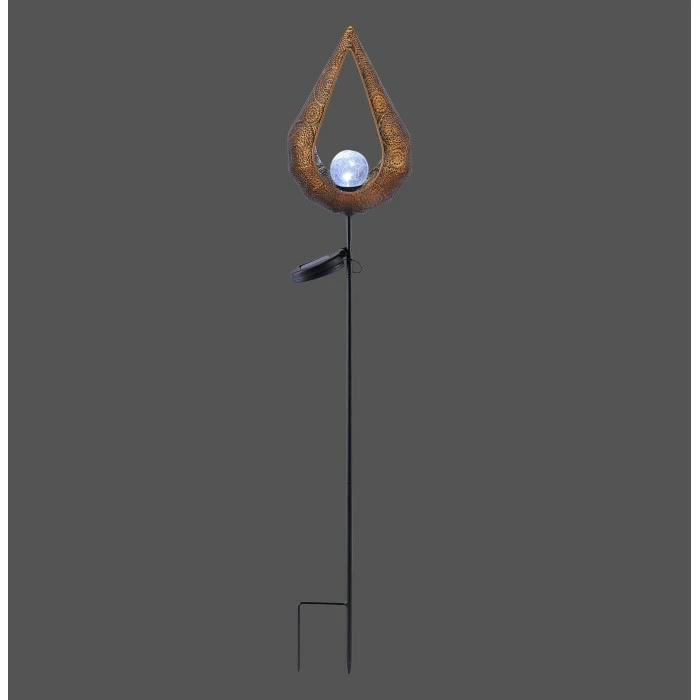 Leuchten Direkt SOLAR Gartenlicht LED Kupferfarben, 1-flammig 4 Leuchten Direkt SOLAR Gartenlicht LED Kupferfarben, 1-flammig – Bild 2