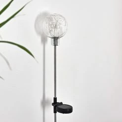 Hofstein Liberec 6er Set Solarleuchte LED Silber, 1-flammig, Farbwechsler -Günstiges Solarleuchten Geschäft liberec 6er set solarleuchte h3371589 3