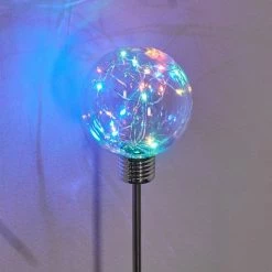 Hofstein Liberec 6er Set Solarleuchte LED Silber, 1-flammig, Farbwechsler -Günstiges Solarleuchten Geschäft liberec 6er set solarleuchte h3371589 5