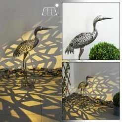 Hofstein Linduri Solarleuchte LED Silber, 1-flammig