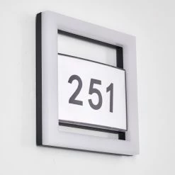 Hofstein Linna Hausnummernleuchte LED Wei&szlig;, 1-flammig -Günstiges Solarleuchten Geschäft linna hausnummernleuchte h3273630 11