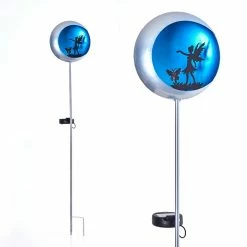 Hofstein Loano Solarleuchte LED Blau, Silber, 1-flammig 29 Hofstein Loano Solarleuchte LED Blau, Silber, 1-flammig -Günstiges Solarleuchten Geschäft loano solarleuchte h3371282 13