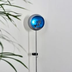 Hofstein Loano Solarleuchte LED Blau, Silber, 1-flammig 20 Hofstein Loano Solarleuchte LED Blau, Silber, 1-flammig -Günstiges Solarleuchten Geschäft loano solarleuchte h3371282 4