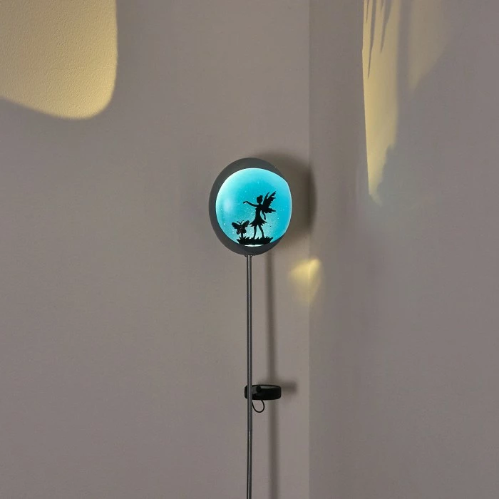 Hofstein Loano Solarleuchte LED Blau, Silber, 1-flammig 8 Hofstein Loano Solarleuchte LED Blau, Silber, 1-flammig – Bild 6