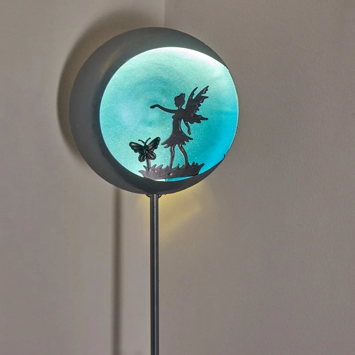 Hofstein Loano Solarleuchte LED Blau, Silber, 1-flammig 9 Hofstein Loano Solarleuchte LED Blau, Silber, 1-flammig – Bild 7