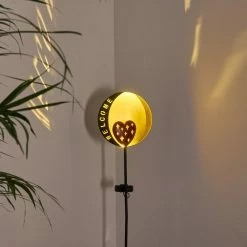 Hofstein Lodz Solarleuchte LED Rot, Schwarz-Gold, 1-flammig -Günstiges Solarleuchten Geschäft lodz solarleuchte h3371244 7