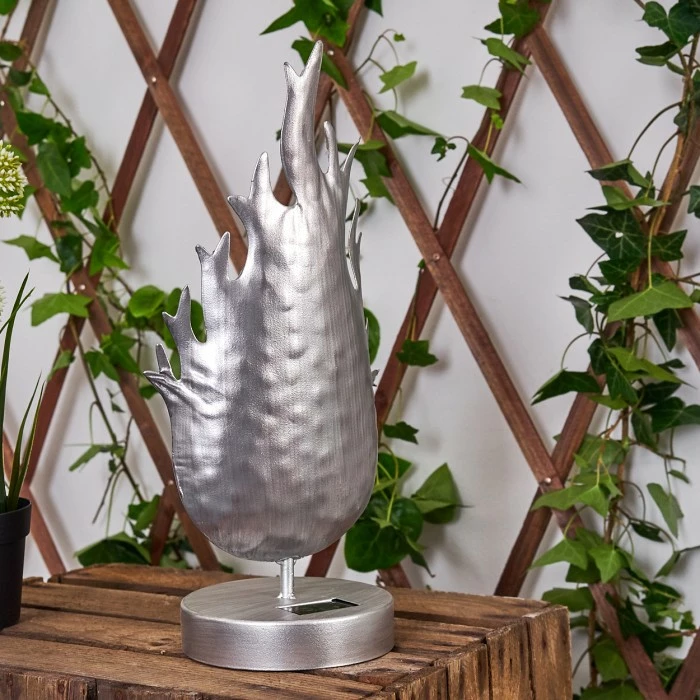 Hofstein Londrina Solarleuchte LED Silber, Orange, 1-flammig 14 Hofstein Londrina Solarleuchte LED Silber, Orange, 1-flammig – Bild 12