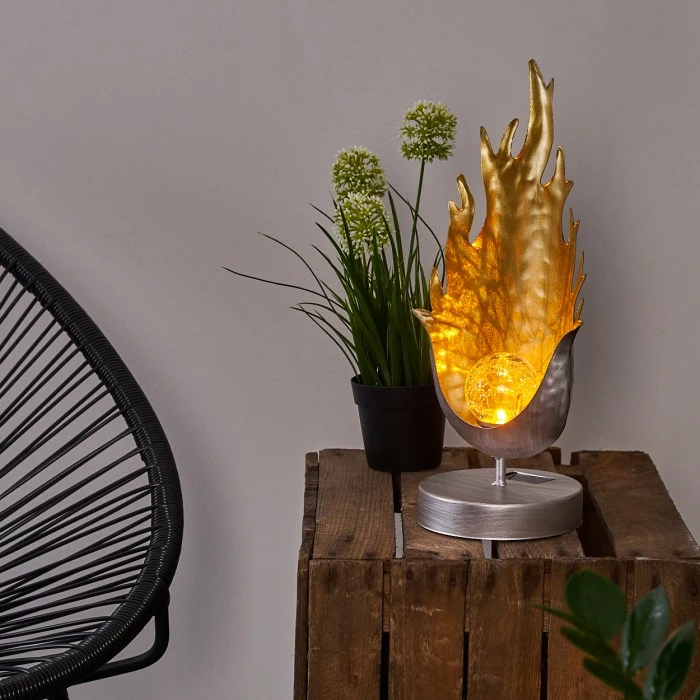 Hofstein Londrina Solarleuchte LED Silber, Orange, 1-flammig 10 Hofstein Londrina Solarleuchte LED Silber, Orange, 1-flammig – Bild 8