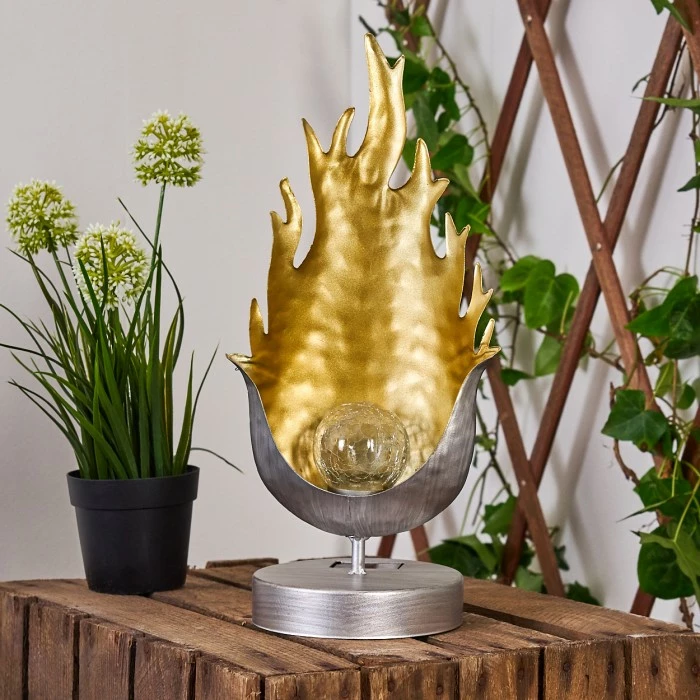 Hofstein Londrina Solarleuchte LED Silber, Orange, 1-flammig 11 Hofstein Londrina Solarleuchte LED Silber, Orange, 1-flammig – Bild 9