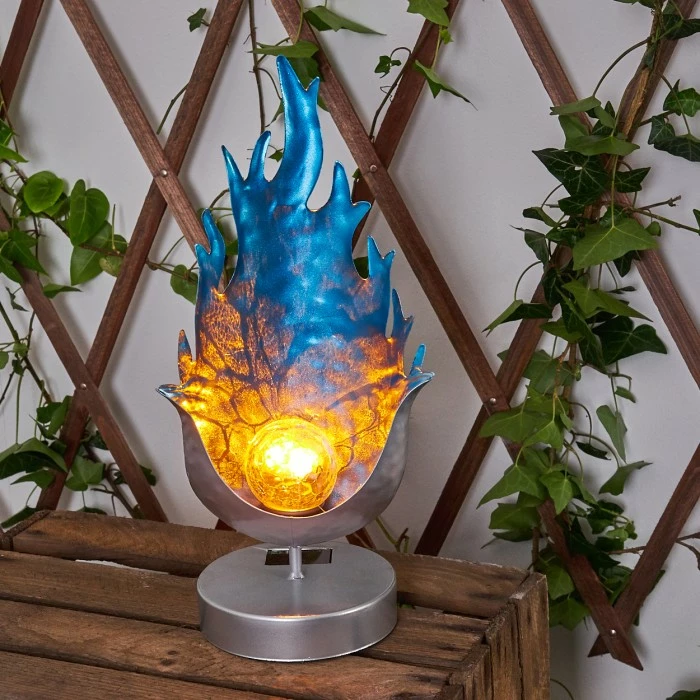 Hofstein Londrina Solarleuchte LED Blau, Silber, 1-flammig 5 Hofstein Londrina Solarleuchte LED Blau, Silber, 1-flammig – Bild 3
