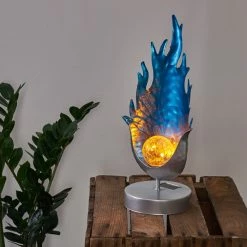 Hofstein Londrina Solarleuchte LED Blau, Silber, 1-flammig 24 Hofstein Londrina Solarleuchte LED Blau, Silber, 1-flammig -Günstiges Solarleuchten Geschäft londrina solarleuchte h3371329 7