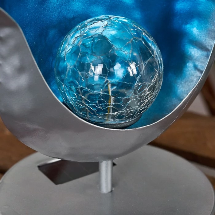 Hofstein Londrina Solarleuchte LED Blau, Silber, 1-flammig 12 Hofstein Londrina Solarleuchte LED Blau, Silber, 1-flammig – Bild 10