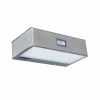 Lutec Lampen Lutec BRICK Solar-Außenwandleuchte LED Edelstahl, 1-flammig, Bewegungsmelder -Günstiges Solarleuchten Geschäft lutec brick solar aussenwandleuchte 6908501308 do1 0
