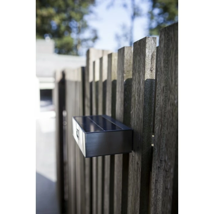 Lutec Lampen Lutec BRICK Solar-Außenwandleuchte LED Edelstahl, 1-flammig, Bewegungsmelder 9 Lutec Lampen Lutec BRICK Solar-Außenwandleuchte LED Edelstahl, 1-flammig, Bewegungsmelder – Bild 7