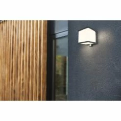 Lutec Lampen Lutec DOBLO Solar-Außenwandleuchte LED Anthrazit, 1-flammig, Bewegungsmelder -Günstiges Solarleuchten Geschäft lutec doblo solar aussenwandleuchte 6940101125 2