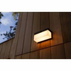 Lutec Lampen FRAN Au&szlig;enwandleuchte LED Schwarz, 1-flammig, Bewegungsmelder -Günstiges Solarleuchten Geschäft lutec lampen fran aussenwandleuchte 6941502330 6