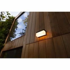 Lutec Lampen FRAN Au&szlig;enwandleuchte LED Schwarz, 1-flammig, Bewegungsmelder -Günstiges Solarleuchten Geschäft lutec lampen fran aussenwandleuchte 6941502330 7