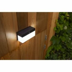 Lutec Lampen FRAN Au&szlig;enwandleuchte LED Schwarz, 1-flammig, Bewegungsmelder -Günstiges Solarleuchten Geschäft lutec lampen fran aussenwandleuchte 6941502330 8