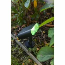 Lutec Lampen GINBO Gartenstrahler LED Schwarz, 1-flammig, Bewegungsmelder, Farbwechsler -Günstiges Solarleuchten Geschäft lutec lampen ginbo gartenstrahler 6938405330 2