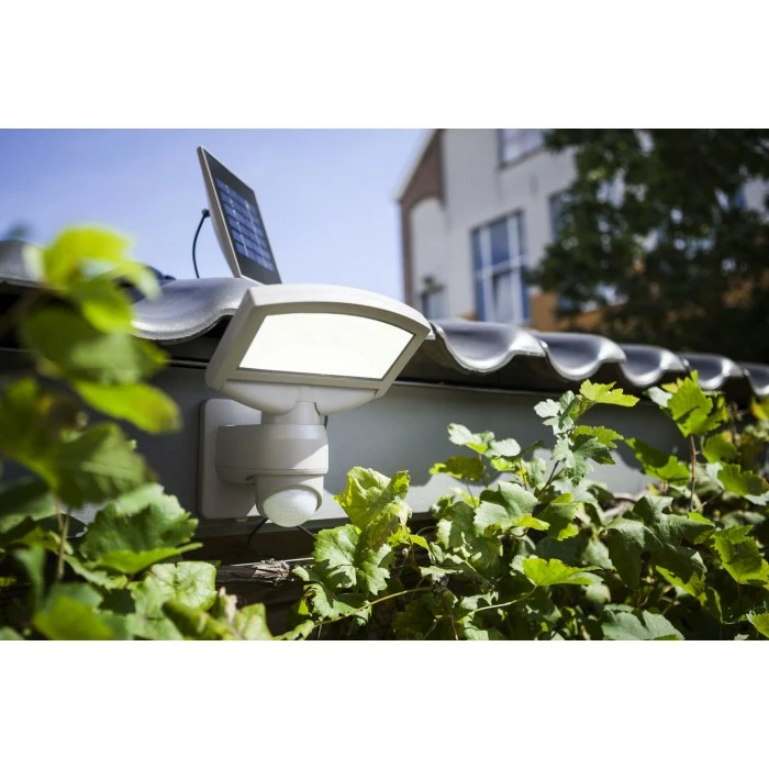 Lutec Lampen SUNSHINE Außenwandleuchte LED Silber, 1-flammig, Bewegungsmelder 5 Lutec Lampen SUNSHINE Außenwandleuchte LED Silber, 1-flammig, Bewegungsmelder – Bild 3