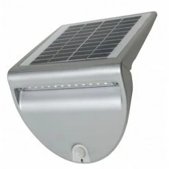 Lutec Lampen Lutec SOLO Solar-Außenwandleuchte LED Silber, 1-flammig, Bewegungsmelder -Günstiges Solarleuchten Geschäft lutec solo solar aussenwandleuchte p 9001 si 1