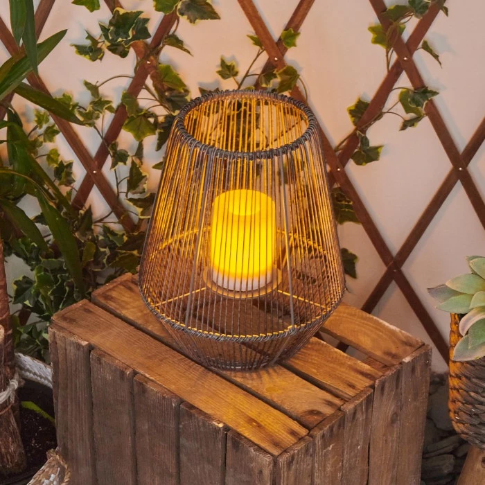 Hofstein Mendola Solarleuchte LED Grau, 1-flammig 9 Hofstein Mendola Solarleuchte LED Grau, 1-flammig – Bild 7