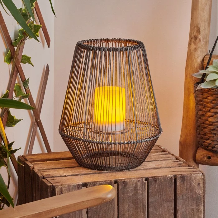 Hofstein Mendola Solarleuchte LED Grau, 1-flammig 11 Hofstein Mendola Solarleuchte LED Grau, 1-flammig – Bild 9